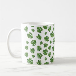 Monstera blad kaffemugg