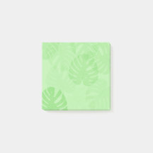 Monstera blad Post-it lappar