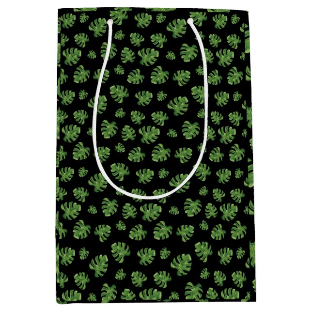 Monstera blad presentväska (Framsidan)
