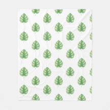 Monstera bladgrön design.