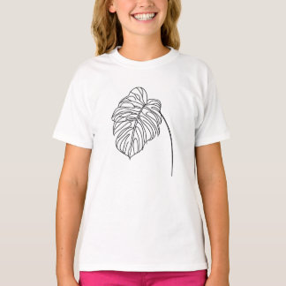Monstera Deliciosa Leaf T Shirt