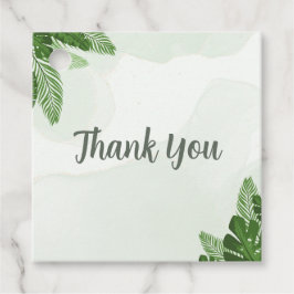 Monstera Duschgåva Tag Tropisk Grönska Ljus Gåvor Etiketter