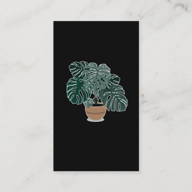 Monstera-fabriken Visitkort (Framsida)