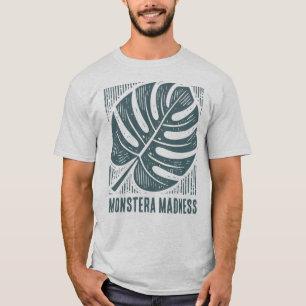 Monstera Galenhet House Plant Älskare T Shirt