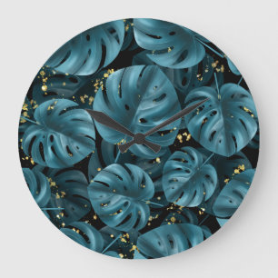 Monstera Handflatan, Golden Stänk sjölös. Stor Klocka