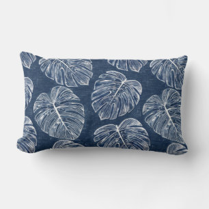 Monstera Handflatan Löv Dubbla Sided Lumbar Pillow Lumbarkudde