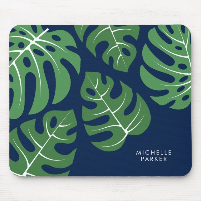 Monstera Handflatan Löv Musmatta (Framsidan)