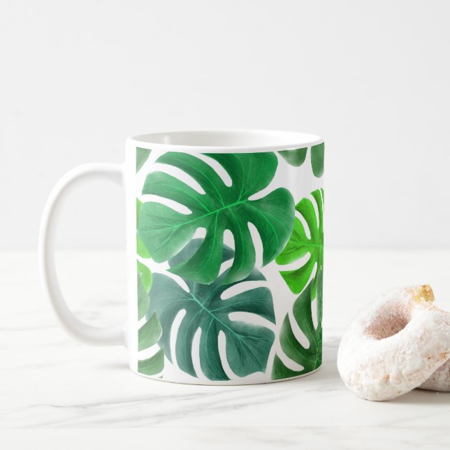 Monstera Kaffemugg (Med munk)