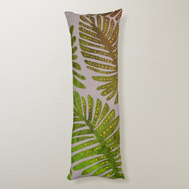 Monstera Kroppskudde (Baksidan (Vertikal))