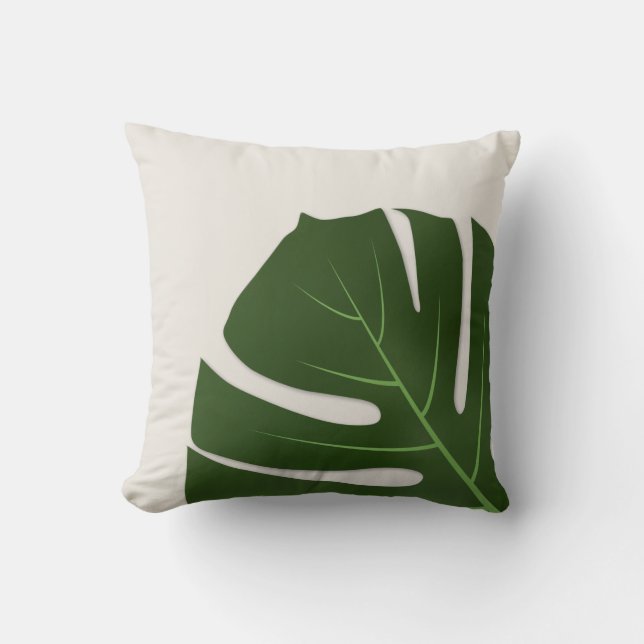 Monstera Kudde (Framsida)