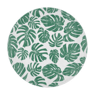 Monstera lämnar sömlöst, dekorativt mönster.