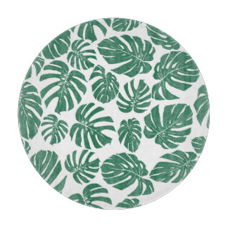 Monstera lämnar sömlöst, dekorativt mönster.