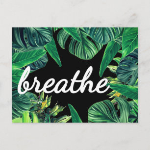 Monstera Law of Attraction Överflödstillstånd Affi Vykort