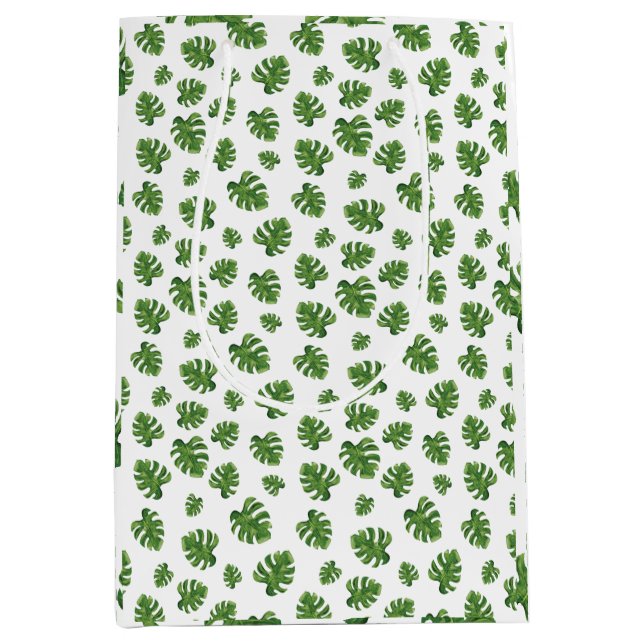 Monstera Leaf Gift Bag (Framsidan)