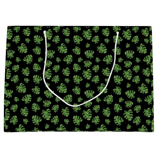 Monstera Leaf Gift Bag (Framsidan)