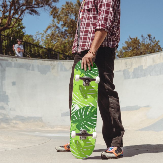 Monstera Leaf Professional Skateboard  (Utomhus 2)