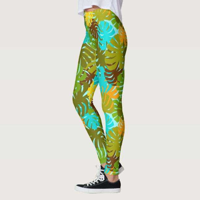 Monstera Leggings (Vänster)