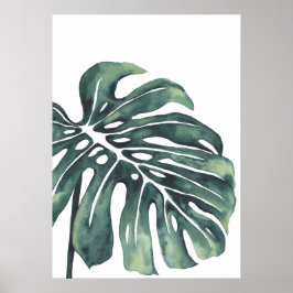 Monstera Löv 4 Poster