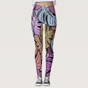 Monstera Löv #7 Leggings