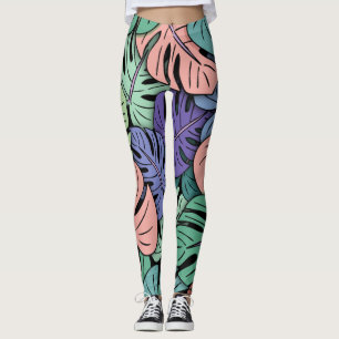 Monstera Löv #8 Leggings