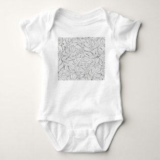 Monstera Löv Black White Mönster T Shirt
