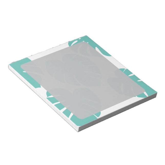 Monstera Löv botaniska växten Älskare Anteckningsblock (Vinklad)