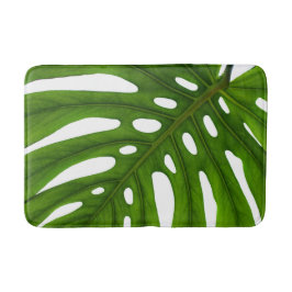 Monstera Löv botaniskt formgivningsbad (Bath Mat) Badrumsmatta