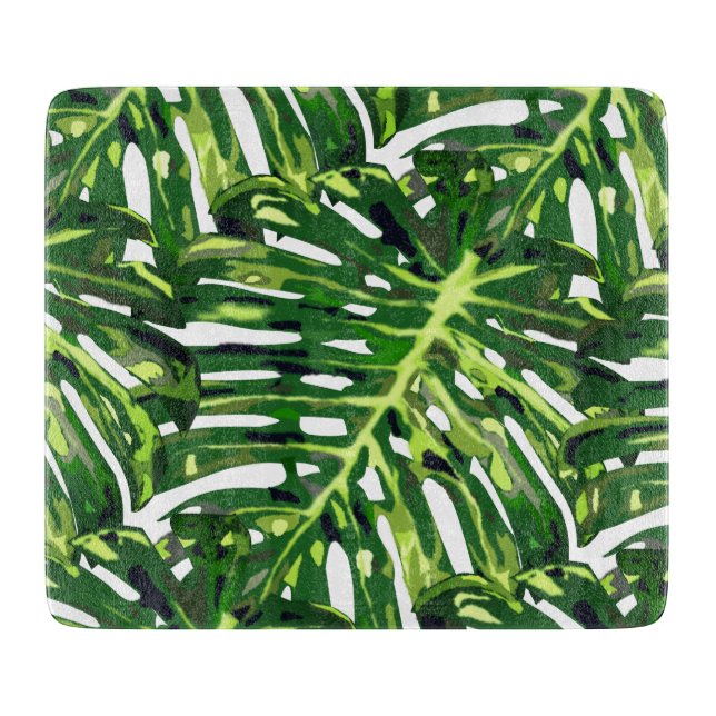 Monstera Löv Clearboard (Framsidan)