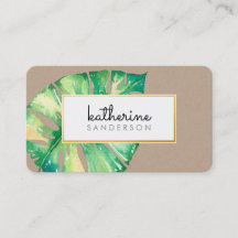 MONSTERA LÖV eco målade modern vattenkraft