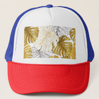Monstera Löv: Golden White Keps