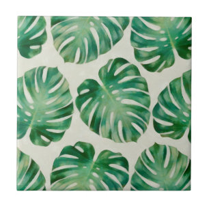Monstera-löv Kakelplatta