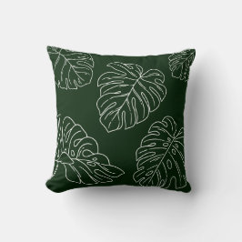 Monstera Löv Plant Älskare Home Decor Gift Kudde