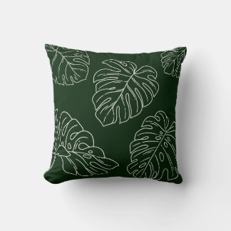 Monstera Löv Plant Älskare Home Decor Gift Kudde