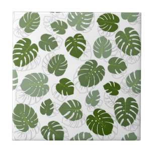 Monstera Lövs Kakelplatta