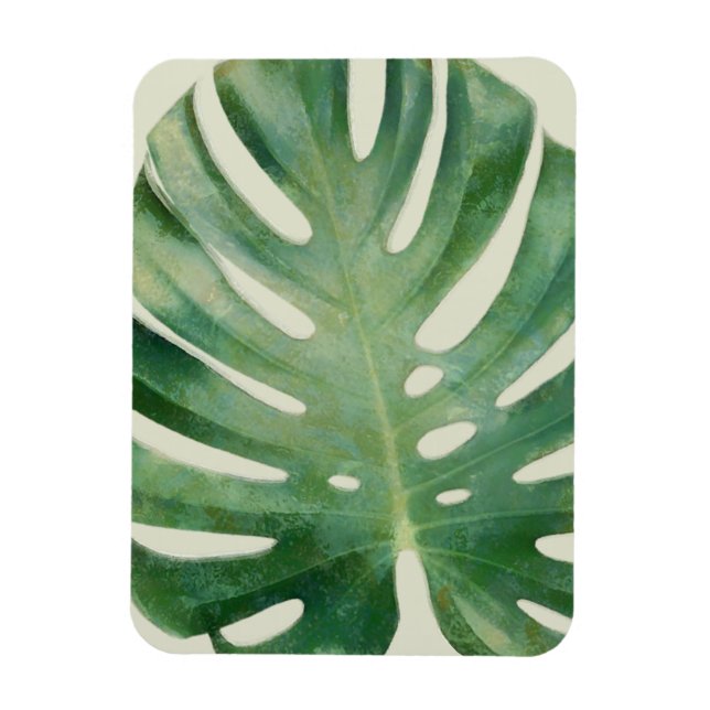 Monstera lövs magnet (Vertikal)