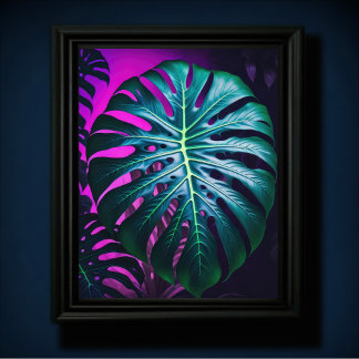 Monstera Lövs Poster