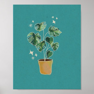 Monstera Mamma Poster