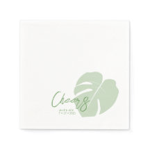 Monstera ・ Modern Tropiska Bröllop ・ Grönt Löv