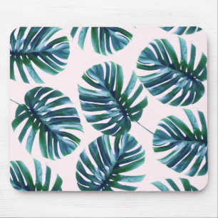 Monstera mönster Mousepad Musmatta