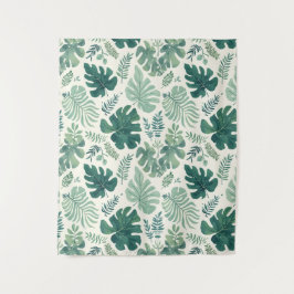 Monstera Mood - Tropical Löv Mönster Fabric Tapes