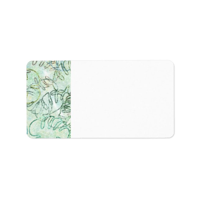 Monstera Plant Postage-Returetiketter Adressetikett (Framsidan)