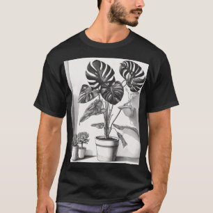 Monstera Sukkulent Inomhus Trädgård Växt Mamma Kli T Shirt