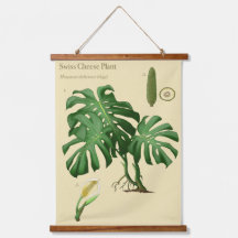 Monstera Swiss Cheese Botanisk Väggduk