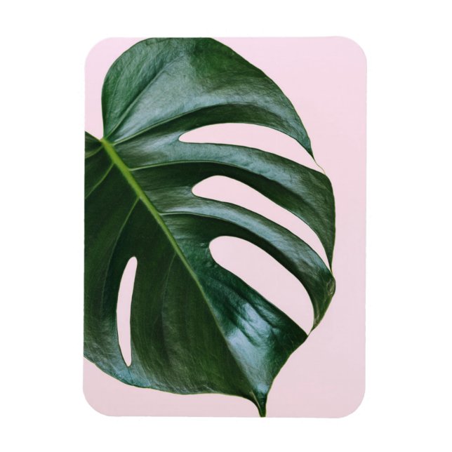 Monstera Tropical Löv Magnet (Vertikal)