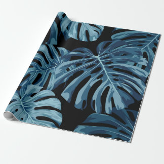 Monstera tropiska växter/utformning av husväxter presentpapper
