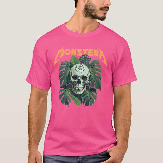 MONSTERA vänner T Shirt (Framsida)