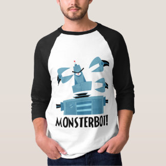 Monsterbot! Vitskjorta T-shirt