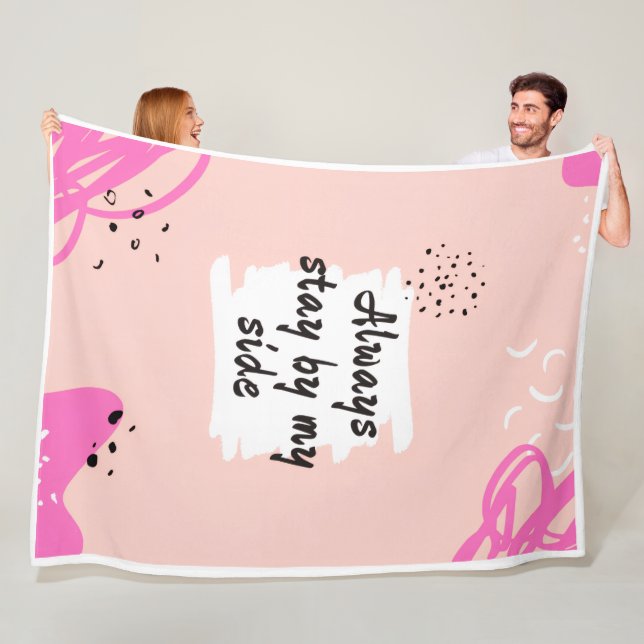 Mönsterdesign Fleecefilt (På plats)