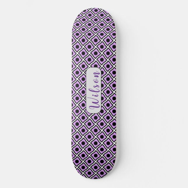 mönsterdesign mini skateboard bräda 18,5 cm (Framsida)