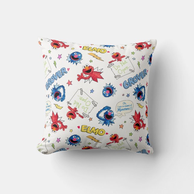 Monsteret i slutet av denna berättelse mönster kudde (Framsida)